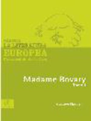 cover image of Madame Bovary, Tomo 1